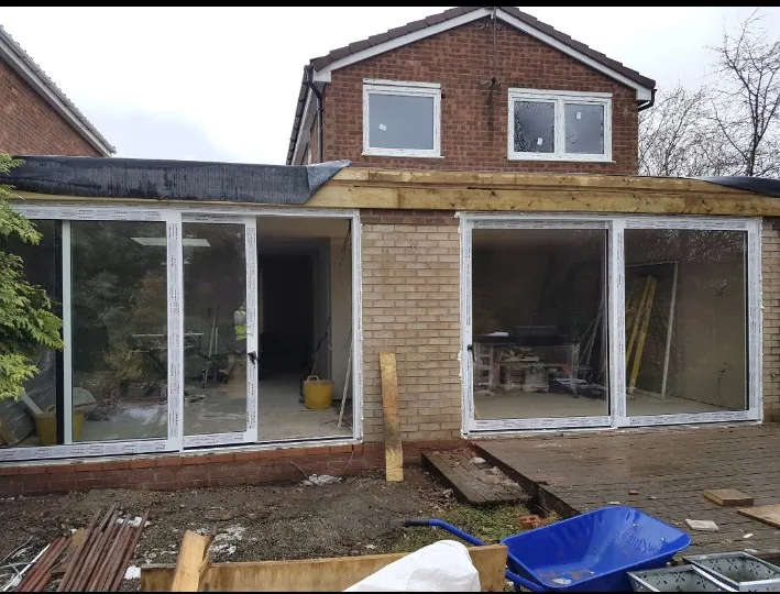 House Extension & Remodelling. construction project photograph