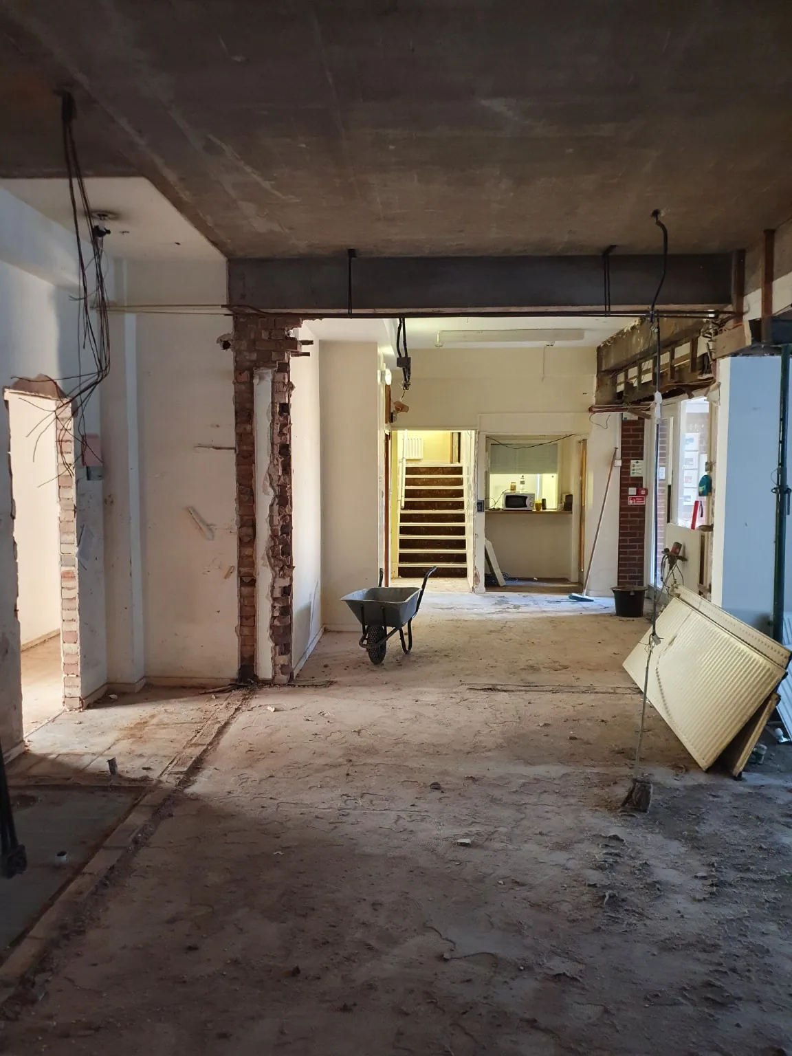 Structural steel and internal refurbishment