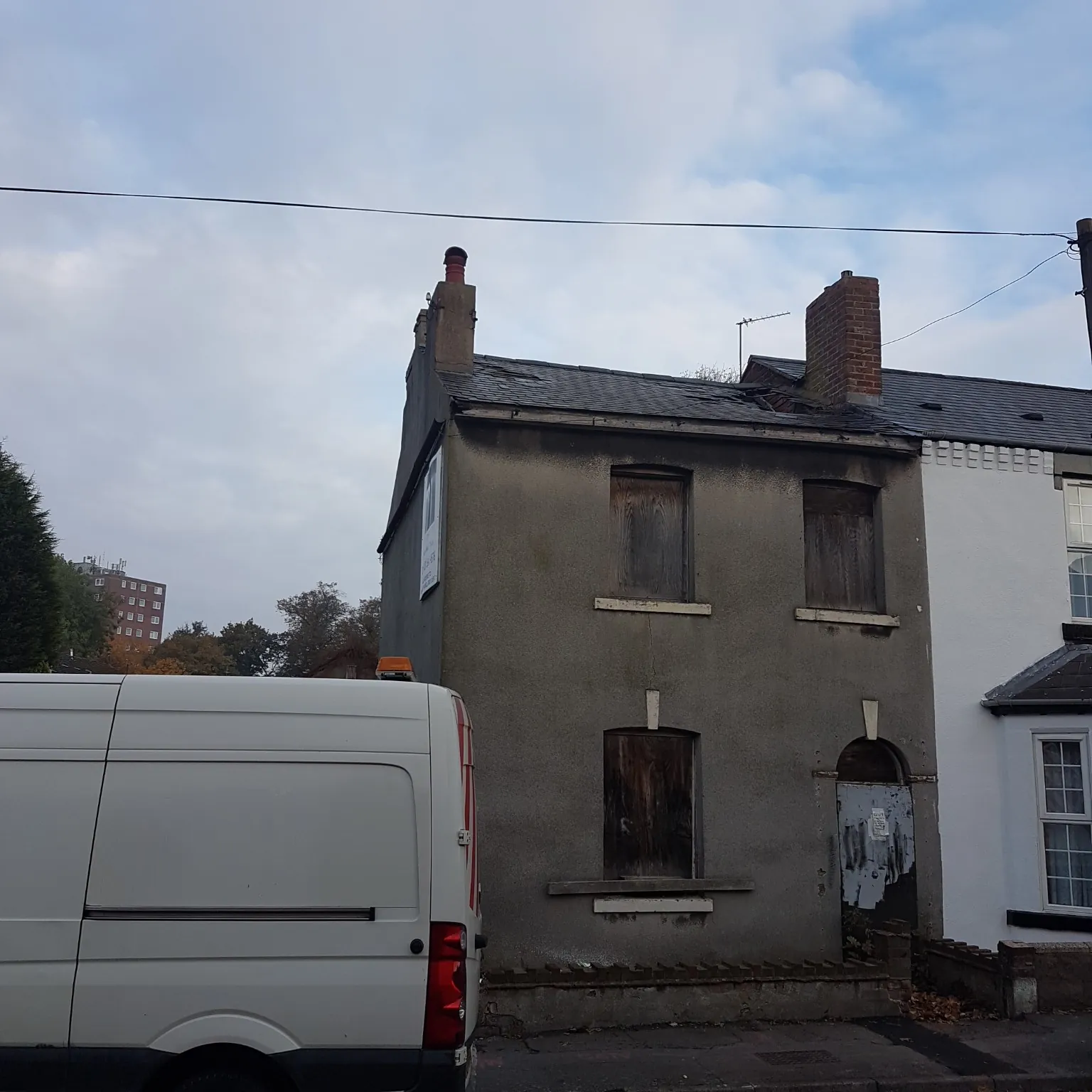 The existing building prior to conversion